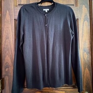 Croft & Barrow Women’s Classic Black Button Down Cardigan